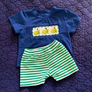 Size 9 months golf outfit.